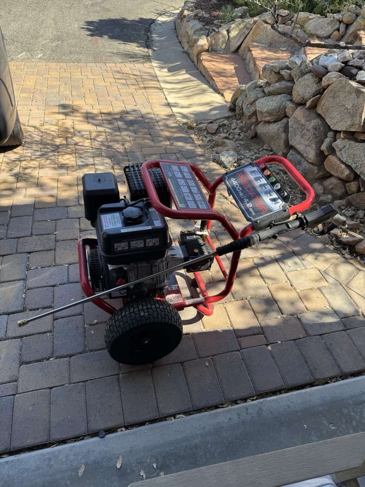 Predator 4400 PSI 4.2 GPM Gas Cold Water Pressure Washer Quick Connect