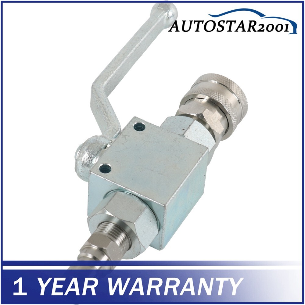 High Pressure Washer Ball Valve Steel Kit 4500 PSI 3/8 Inch Quick Connect NEW