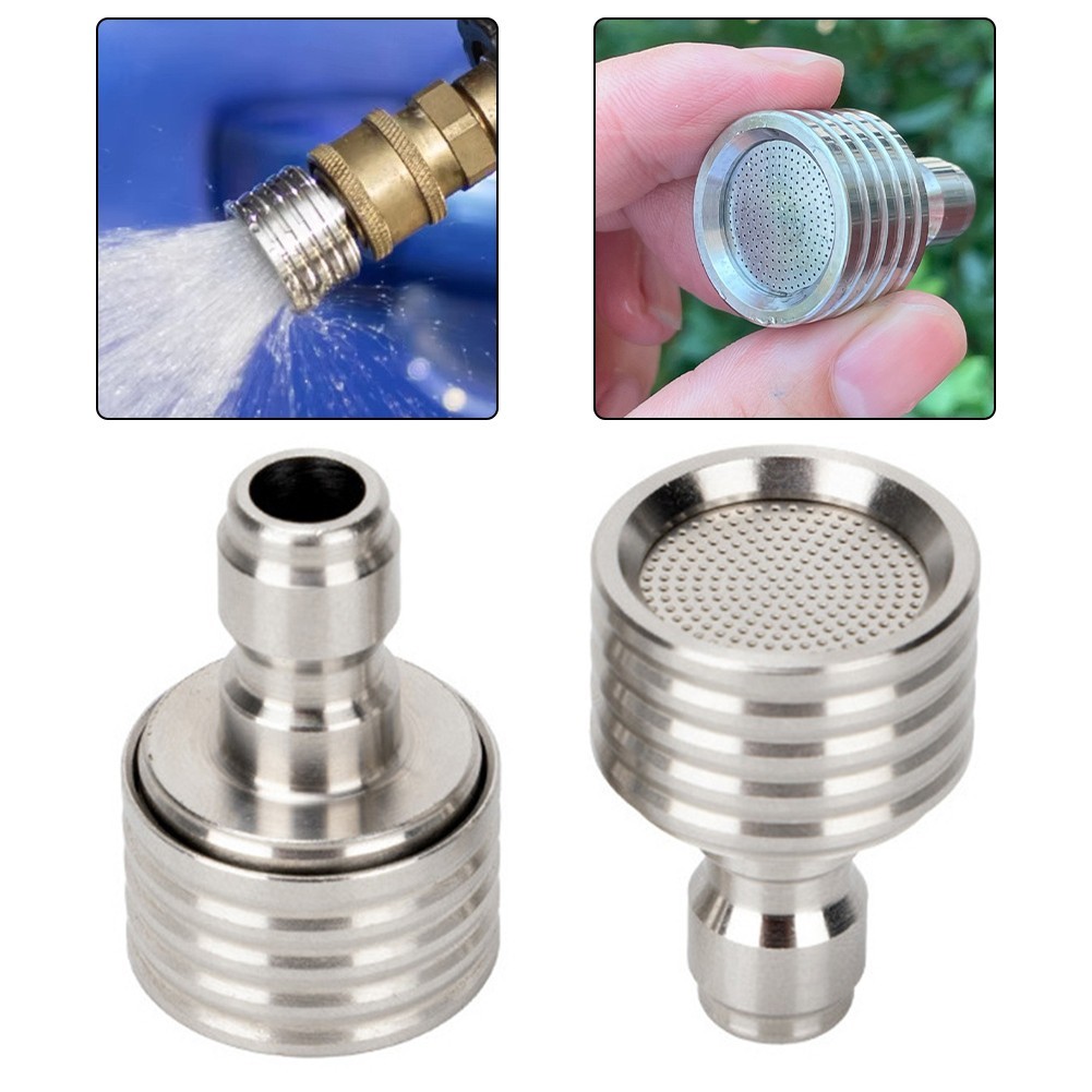 2 Pieces Pressure Washer Nozzle Tips with 14 Inch Quick Connect for Soft Wash
