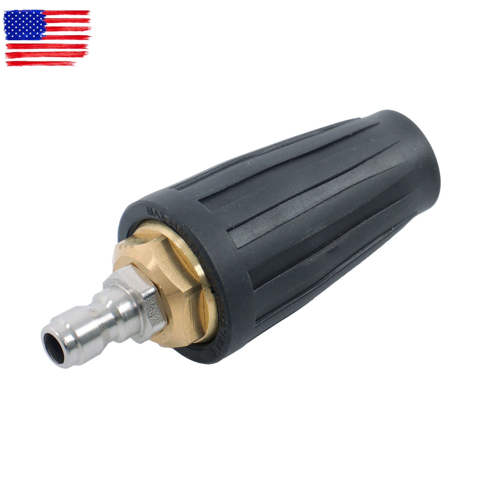 Rotating High Pressure Turbine Nozzle Set with 5 Spray Nozzles 1/4 inch 3600 PSI