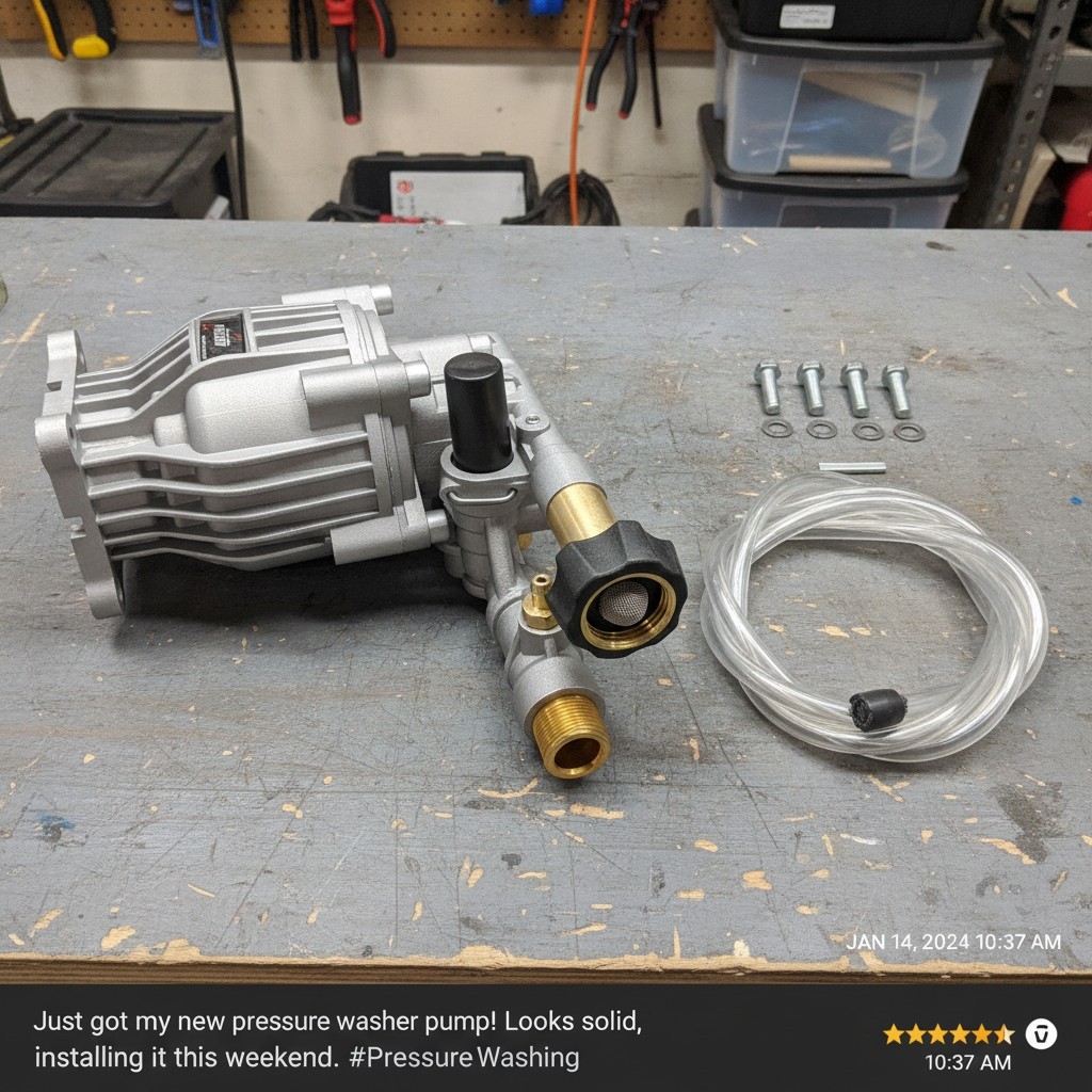 OEM Technologies 90028 Replacement Pressure Washer Pump – Add Power with 2.4 GPM