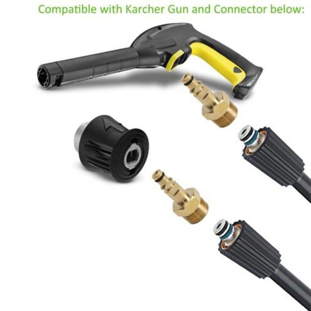 M22 14mm Hose Adapter Fits Karcher Pressure Washer Quick Connect Plug-in Nipple