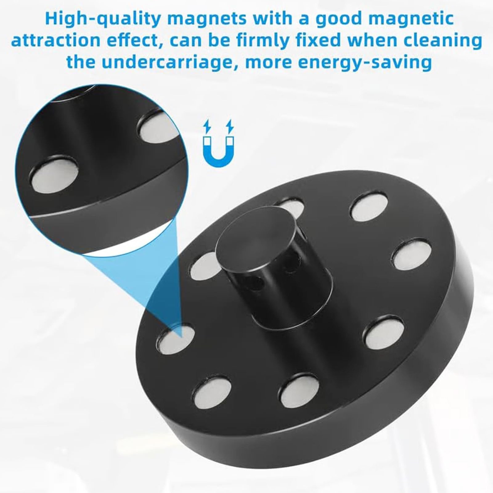 Magnetic Car Undercarriage Cleaner Nozzle for High Pressure Washers and Hoses