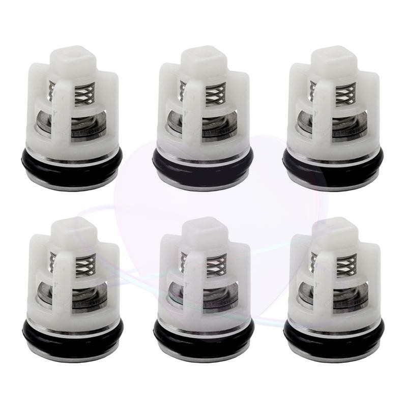6x Check Valve Repair Kit For Washer Pump Universal OD: 12.6mm Length: 16.5mm
