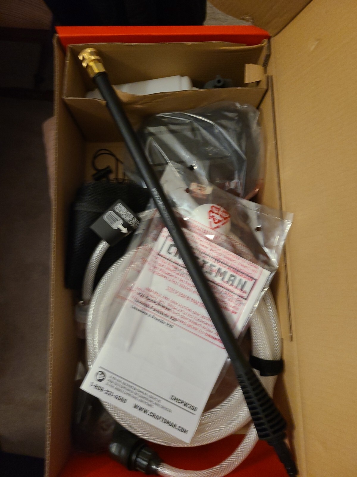 Craftsman V20 Battery Powered Pressure Washer – 350 PSI- SEALED *ALSO TASK LIGHT