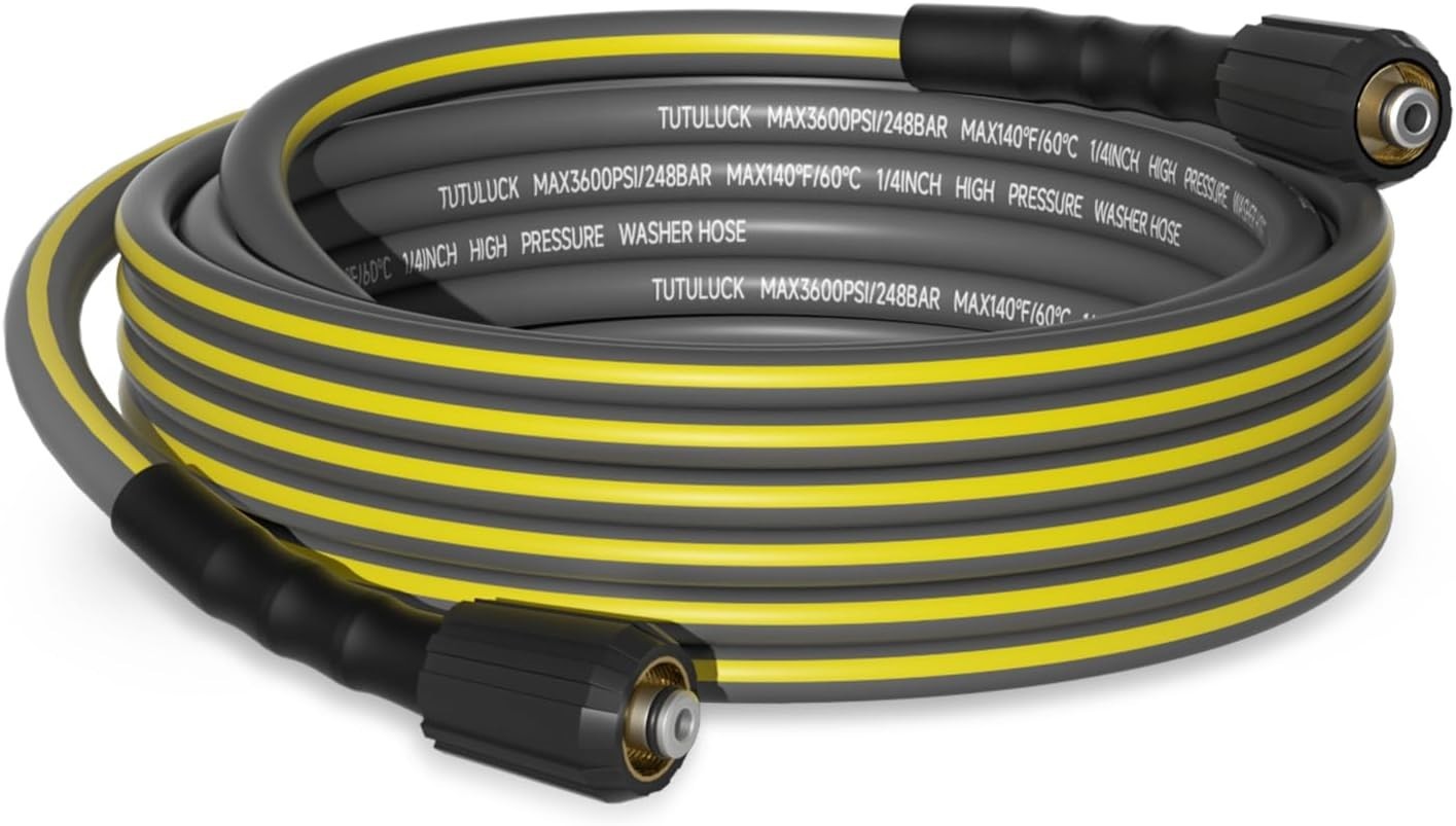 Flexible 25FT High-Performance Hose – Kink-Free Design for Pressure Washing
