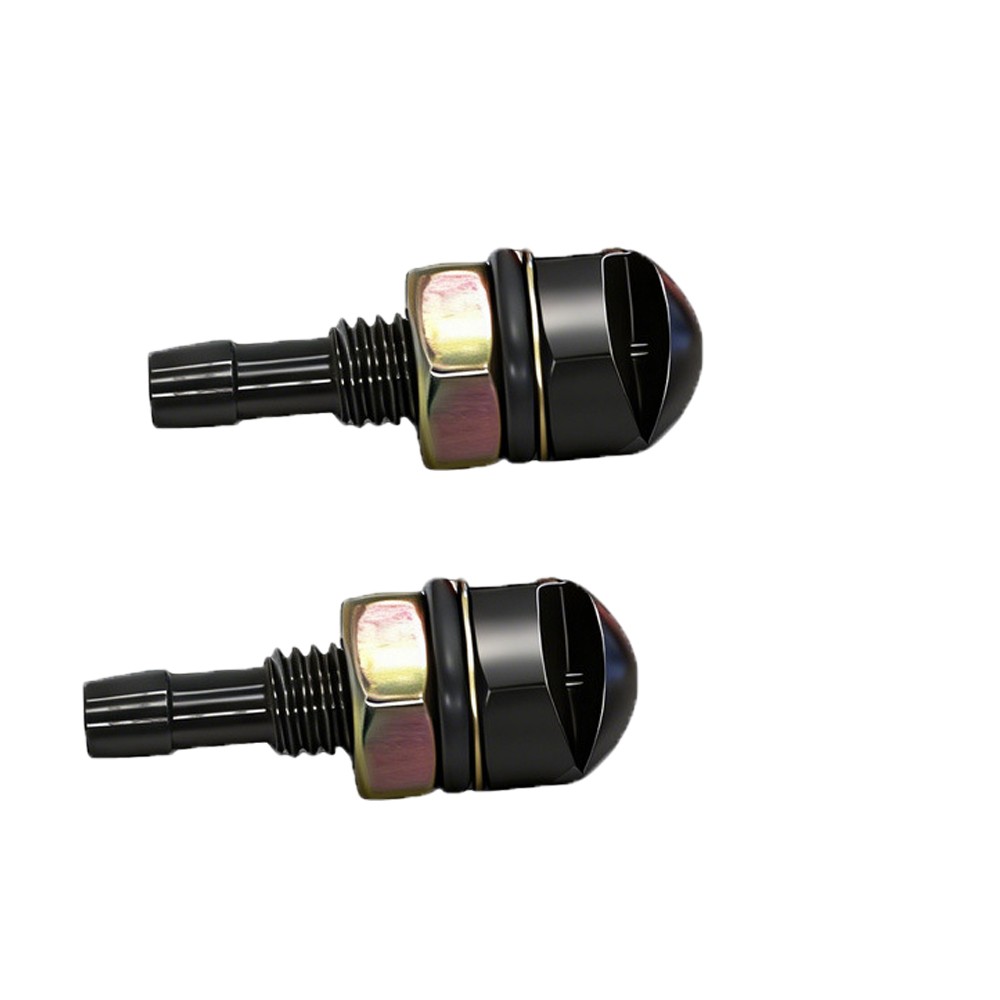 2X Universal Aluminum Windshield Wiper Water Jet Spray Washer Nozzle Of Vehicle