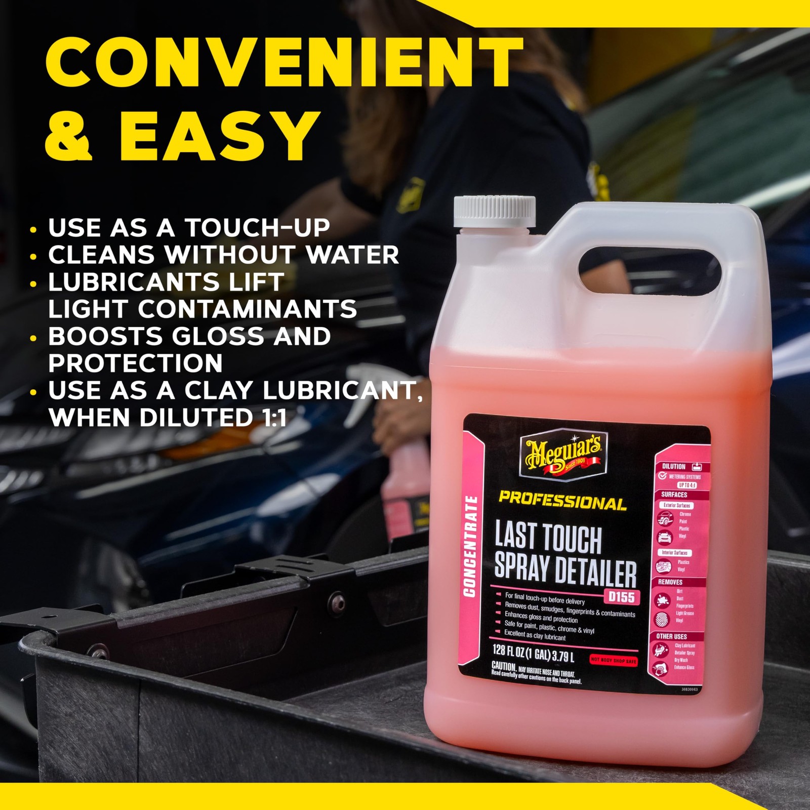 Meguiar’s D15501 Last Touch Spray 128 Fl Oz (Pack of 1), Original Version