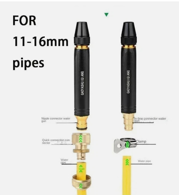High Pressure Car Wash Water Gun Spray Nozzle Portable Washer for Auto