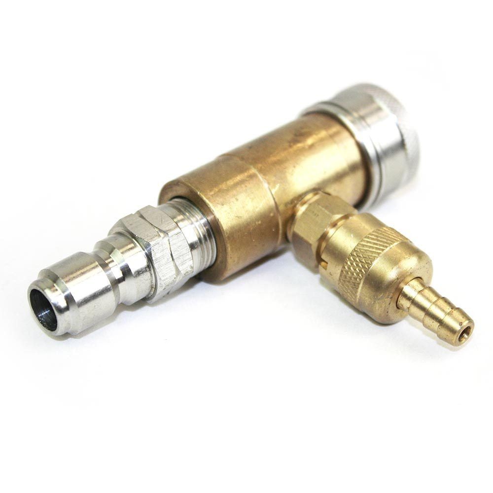 Soap Injector Coupler T Fitting for Pressure Washer Adjustable Valve 3/8″