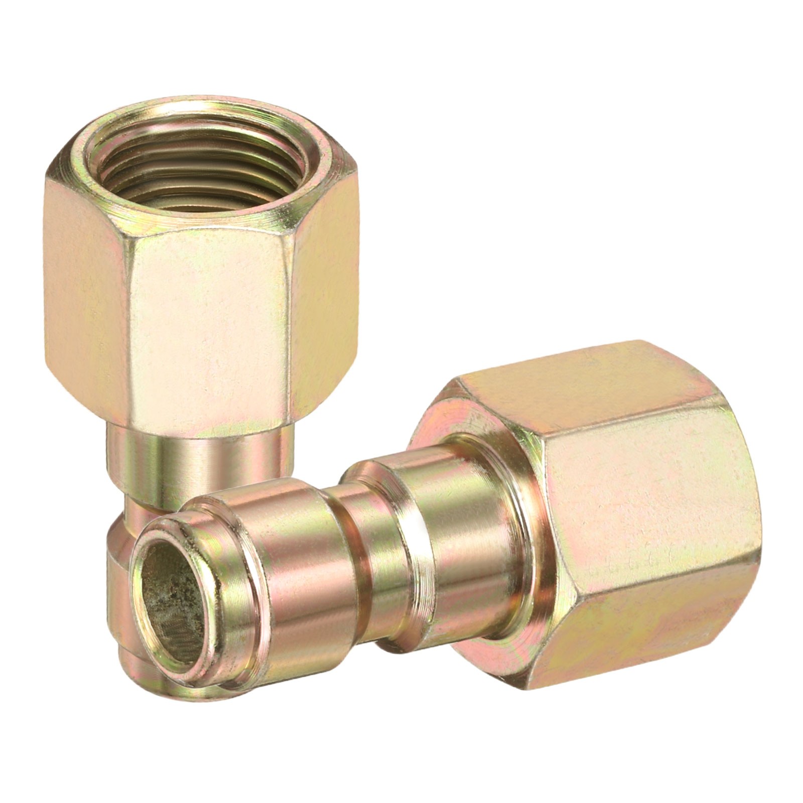 2Pcs Pressure Washer Adapter 1/4″ Male Quick Plug to G1/4″ Female Fittings