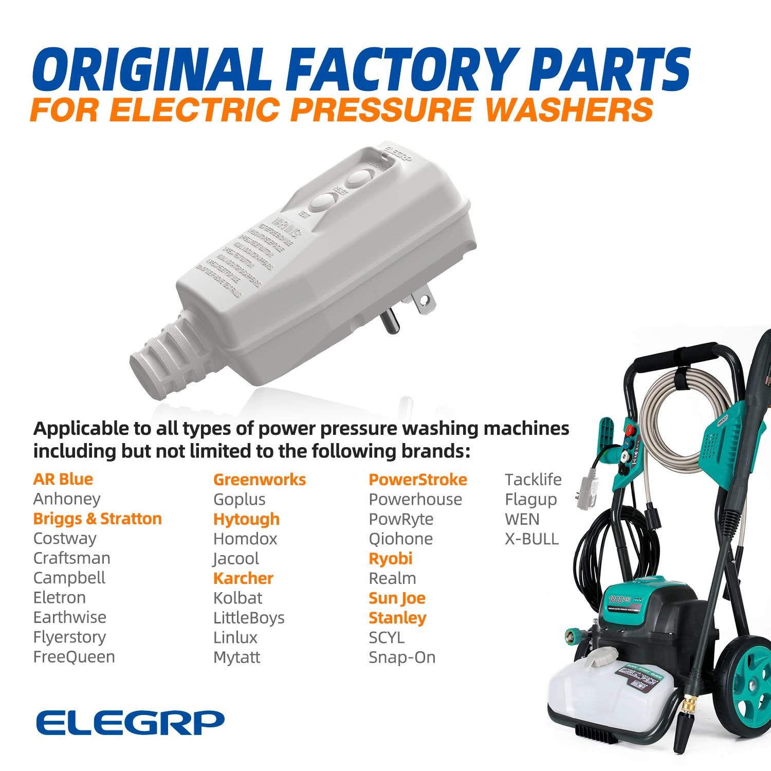 G1215PA G20PAS Patented Auto Monitoring GFCI Replacement Plug Assembly, Auto …