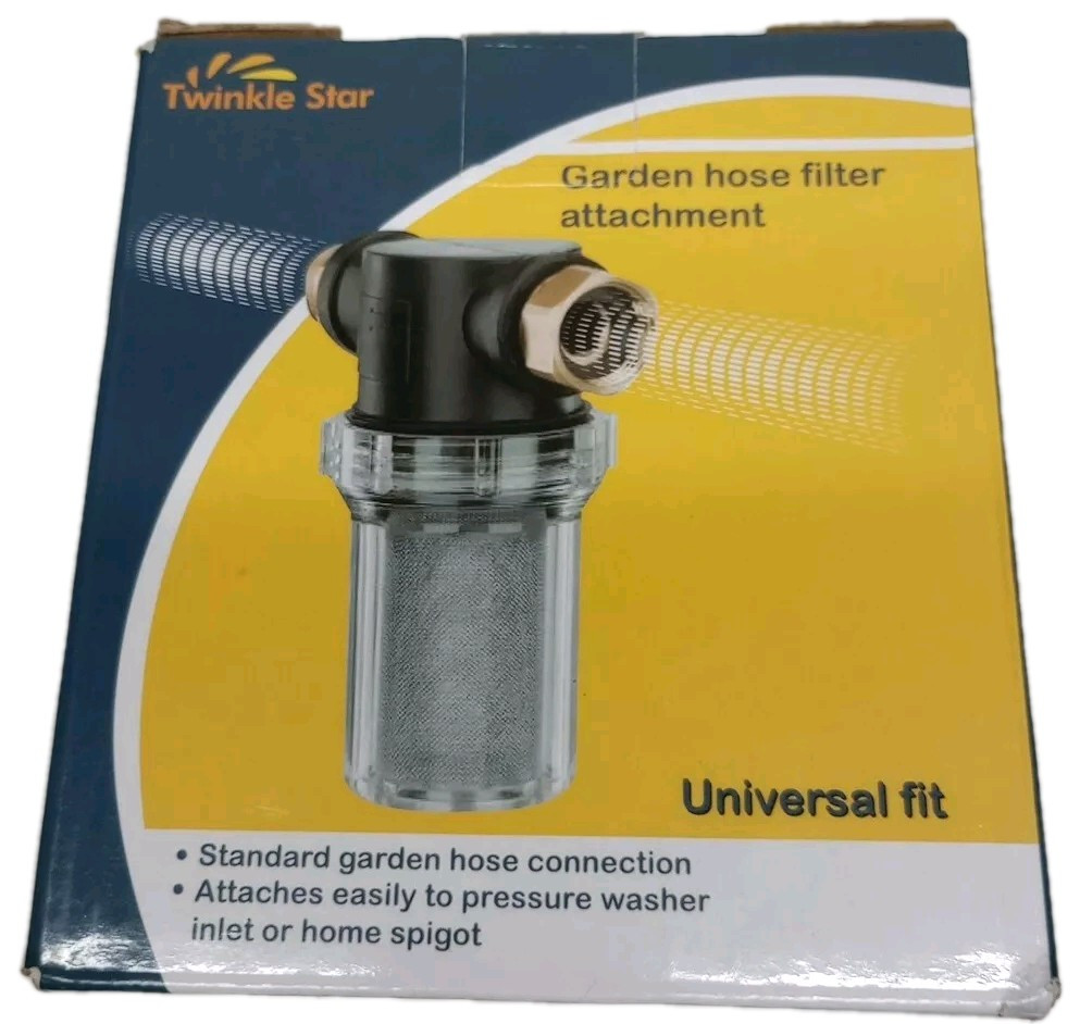 Universal Sediment Filter Attachment Fit Garden Hose Twinkle Star