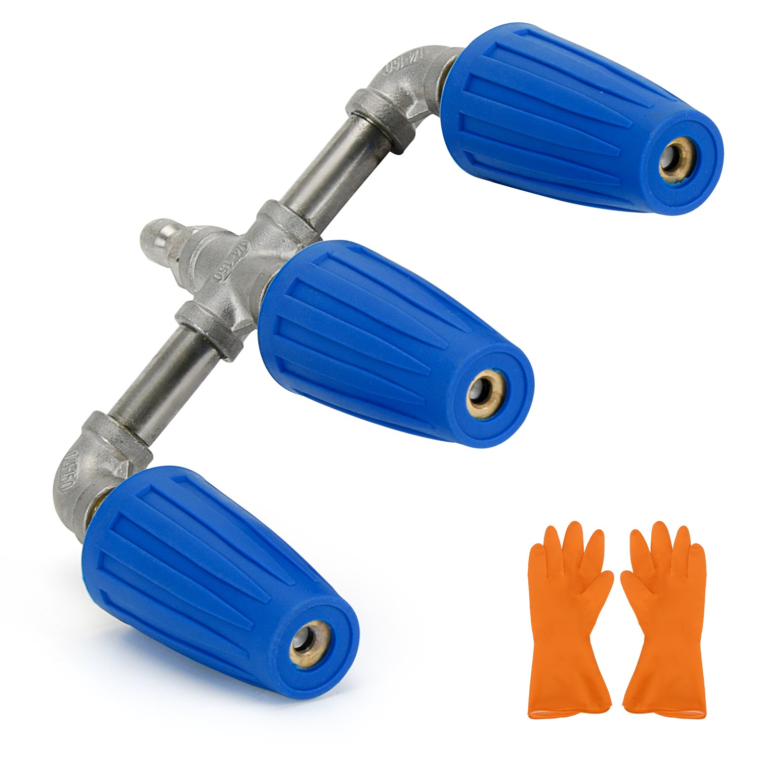 360° Rotating Triple Turbo Nozzle 1/4″ Quick Connect Pressure Washer Tip