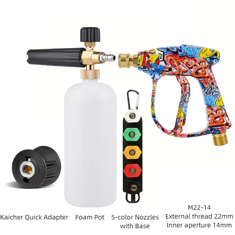 Foam Cannon Kit for Karcher K2K7 – High Pressure Washer Quick Connect Nozzle & C