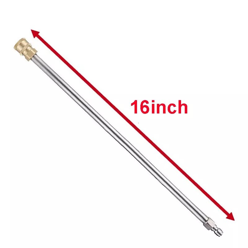 High Pressure 4350PSI Car Power Washer Gun Spray Wand Lance Nozzle and Hose Kit