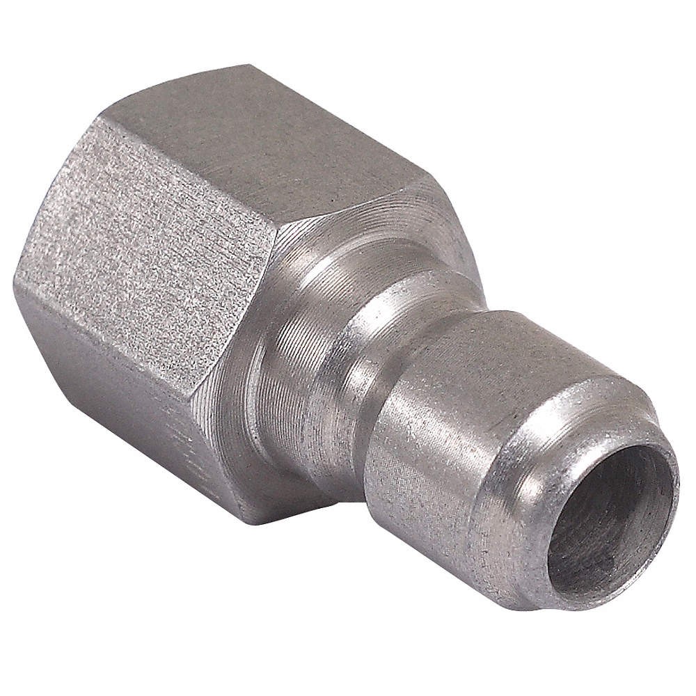 GRAINGER APPROVED 17-0006 Quick Connect Plug,Female,3/8 F x 3/8 In PK 6