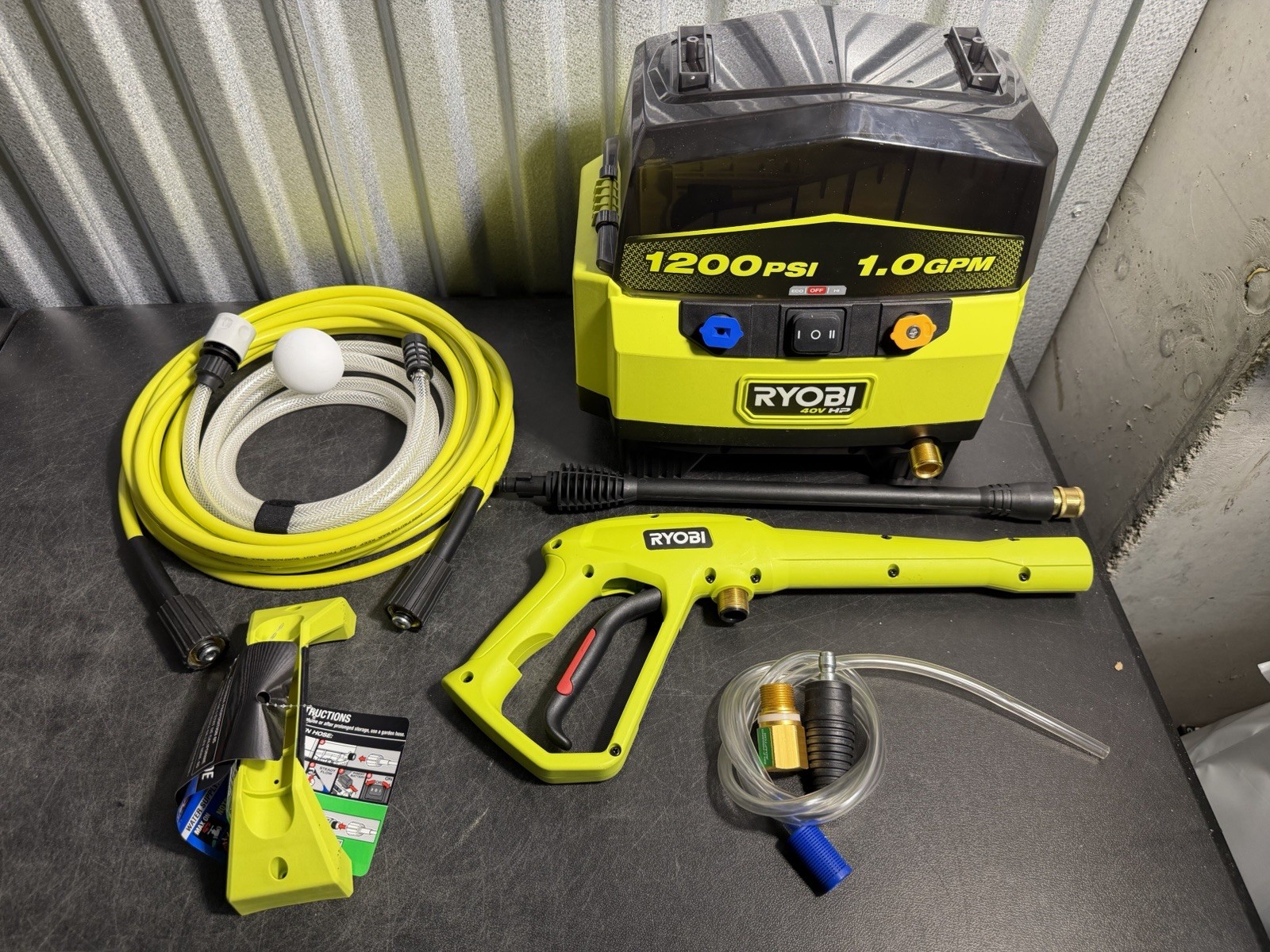 RYOBI RY40HPPW12B 40V HP 1200 PSI Brushless Pressure Washer Tool Only OB
