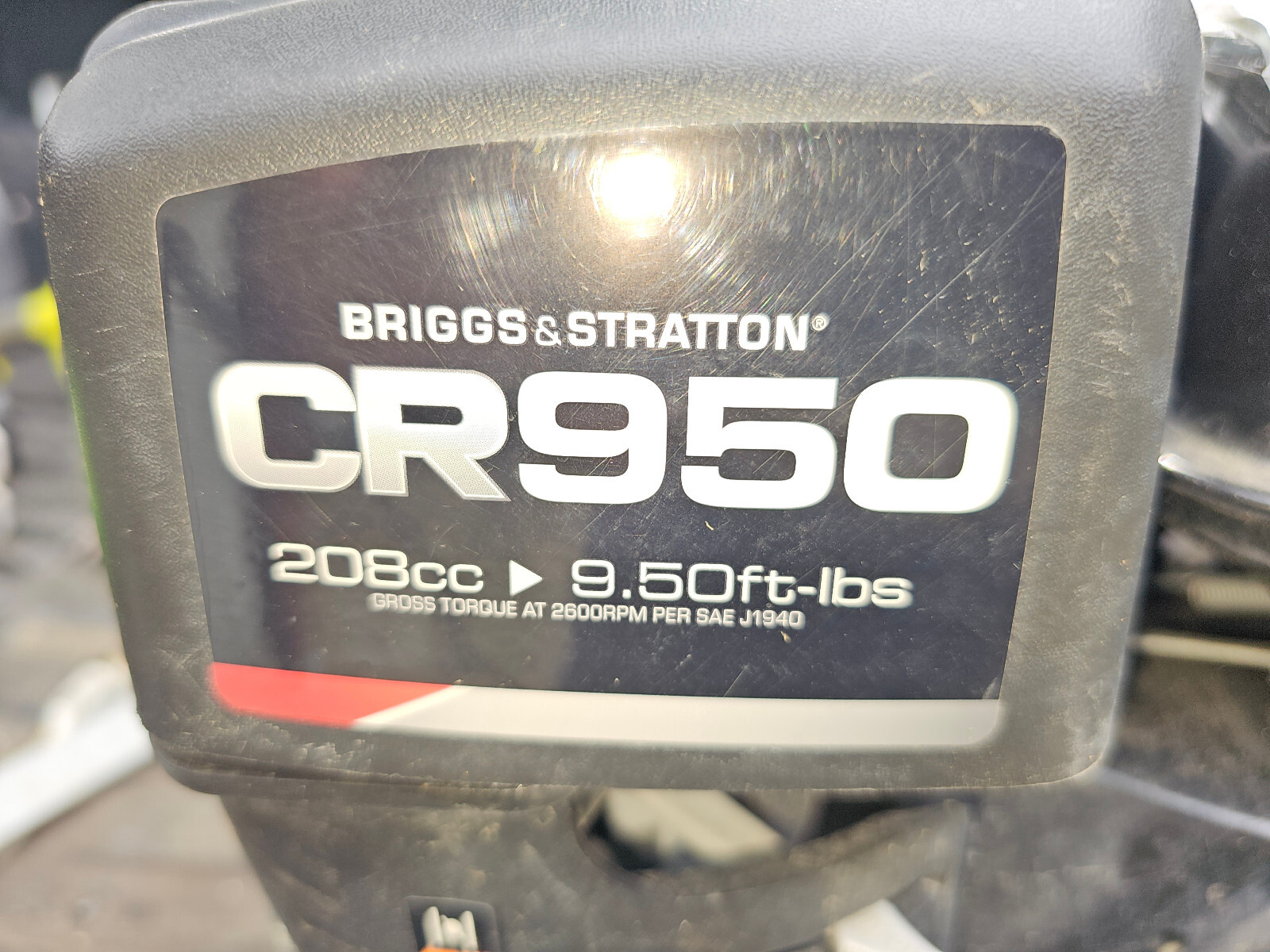 24NN56 HUSQVARNA PRESSURE WASHER PARTS: BRIGGS & STRATTON CR950 208CC ENGINE, GC