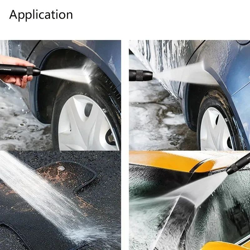 2PCS Home High-Pressure Car Wash Water Gun with Booster Nozzle Home Use