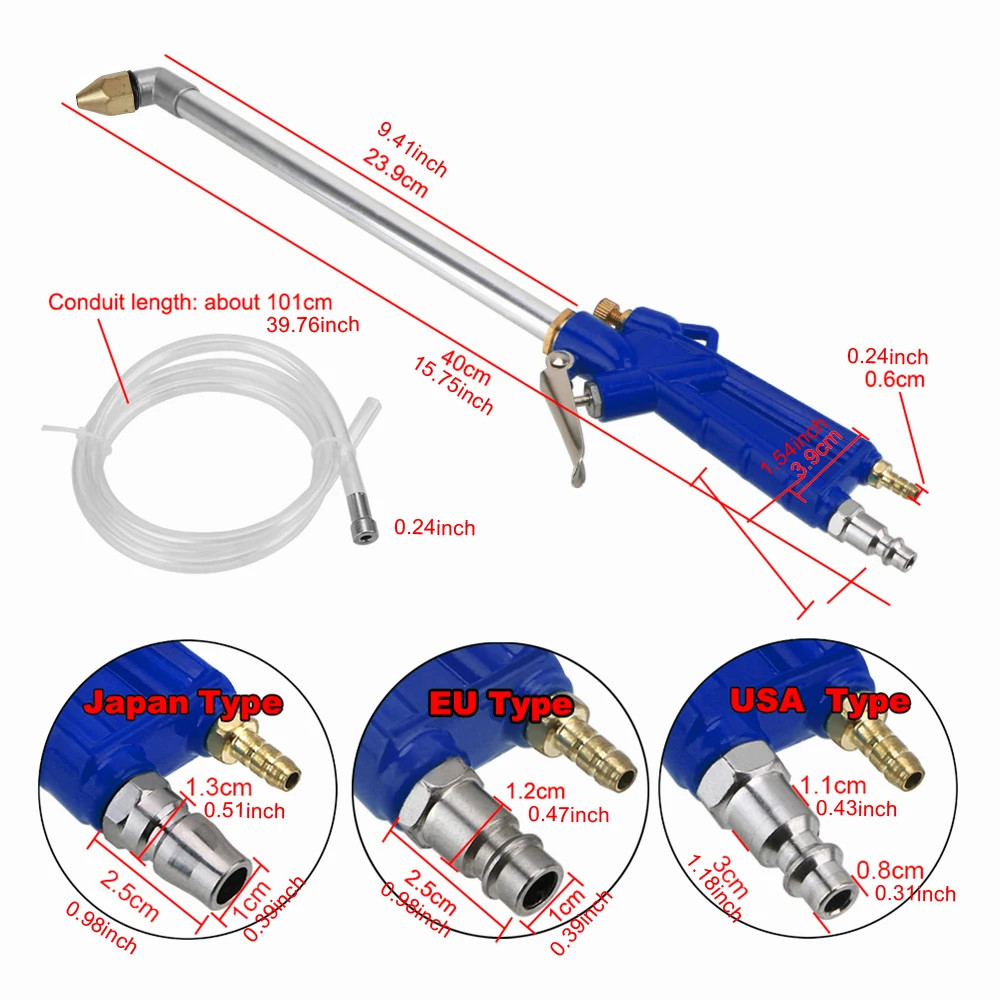 Pneumatic Cleaning Tools Car Washer Nozzles High Pressure Gun Hose Washing Garde