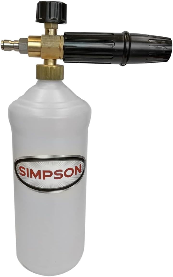 Simpson Cleaning 80271 Pressure Washer Foam Cannon with 1/4 Inch Quick Connec…