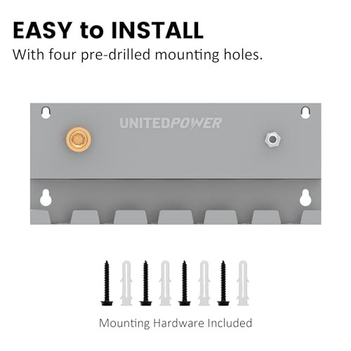 Pressure Washer Gun Holder，Wall Mount Foam Cannon Holder，Tool Storage Silver