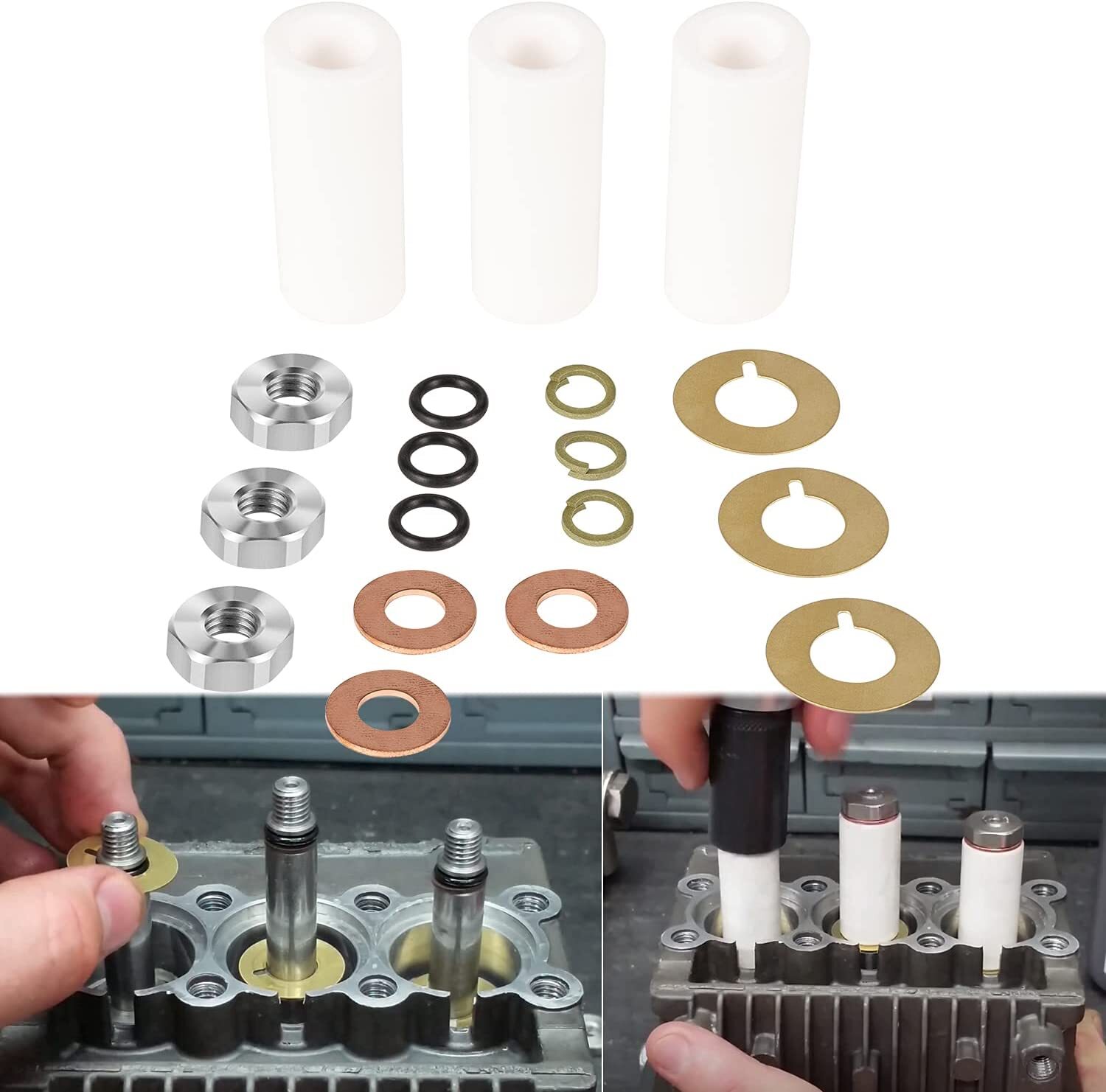 AR2546 Piston Kit Ceramic Plunger Repair Kit for Annovi Reverberi RKV RKA RKV