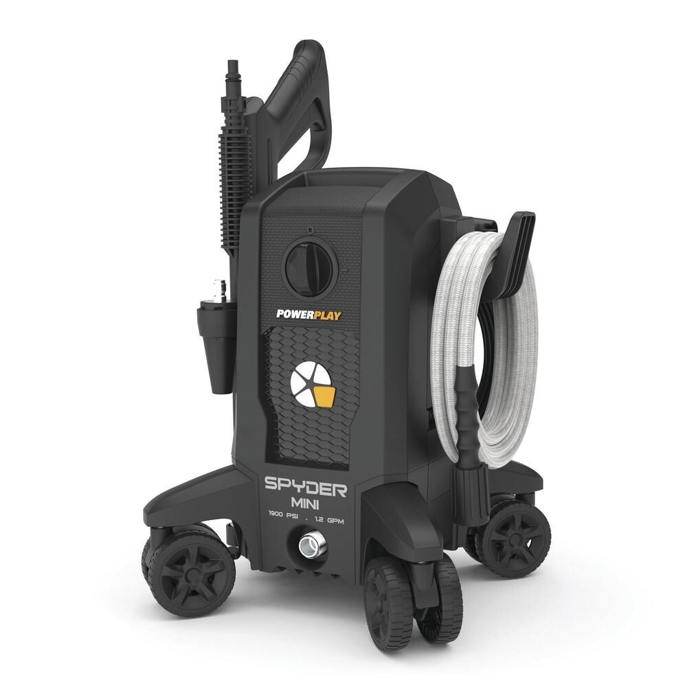 1900 PSI 1.2 GPM 13 Amp Corded Electric Mobile Pressure Washer w/ Detergent Tank