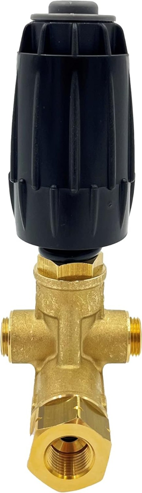 Precision Brass Unloader – Adjustable Black Spring, 4500 PSI Pressure Control