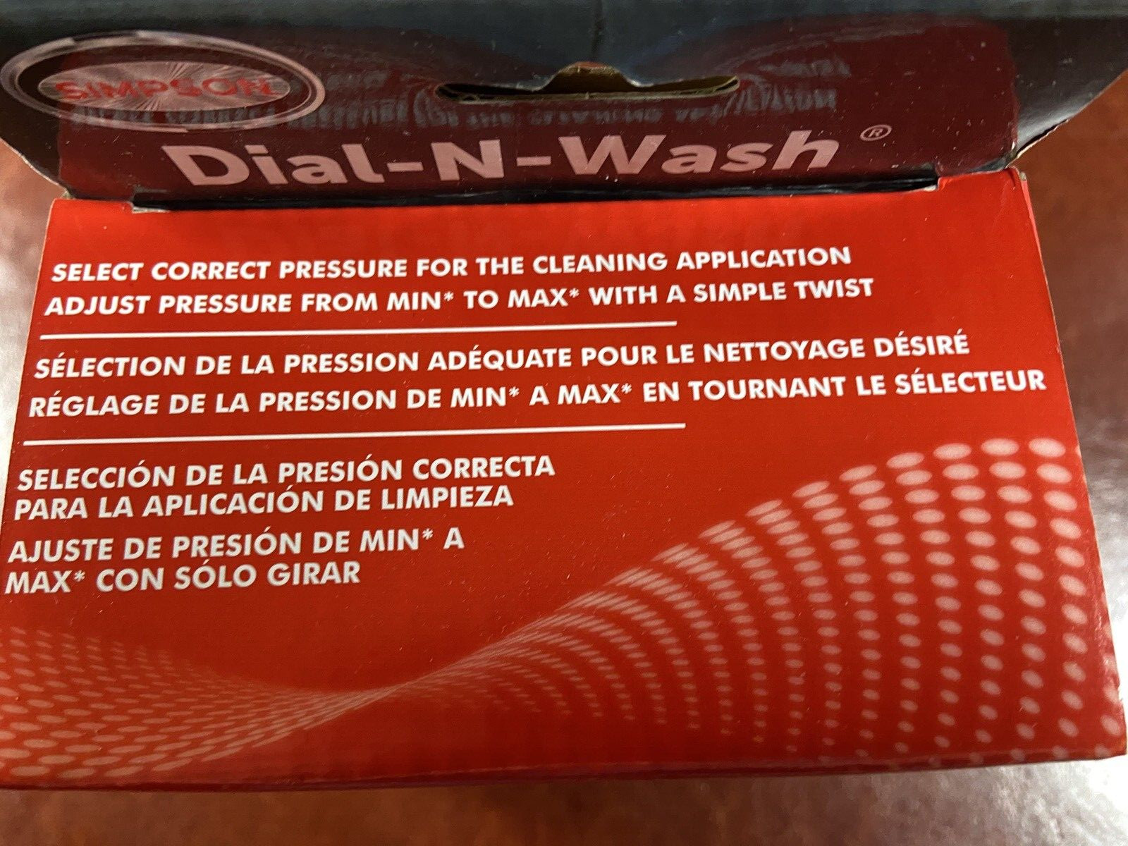 Simpson 4500PSI Dial-N-Wash Adjustable Pressure Washer Regulator 82232