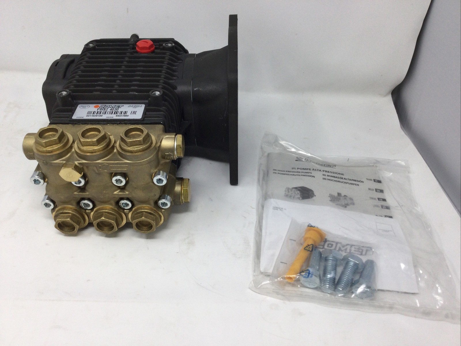 6411.0200.00 Comet FWS 2 4030 S Pump, 4.2 GPM, 3000 PSI, 7.5 HP, 1450 RPM