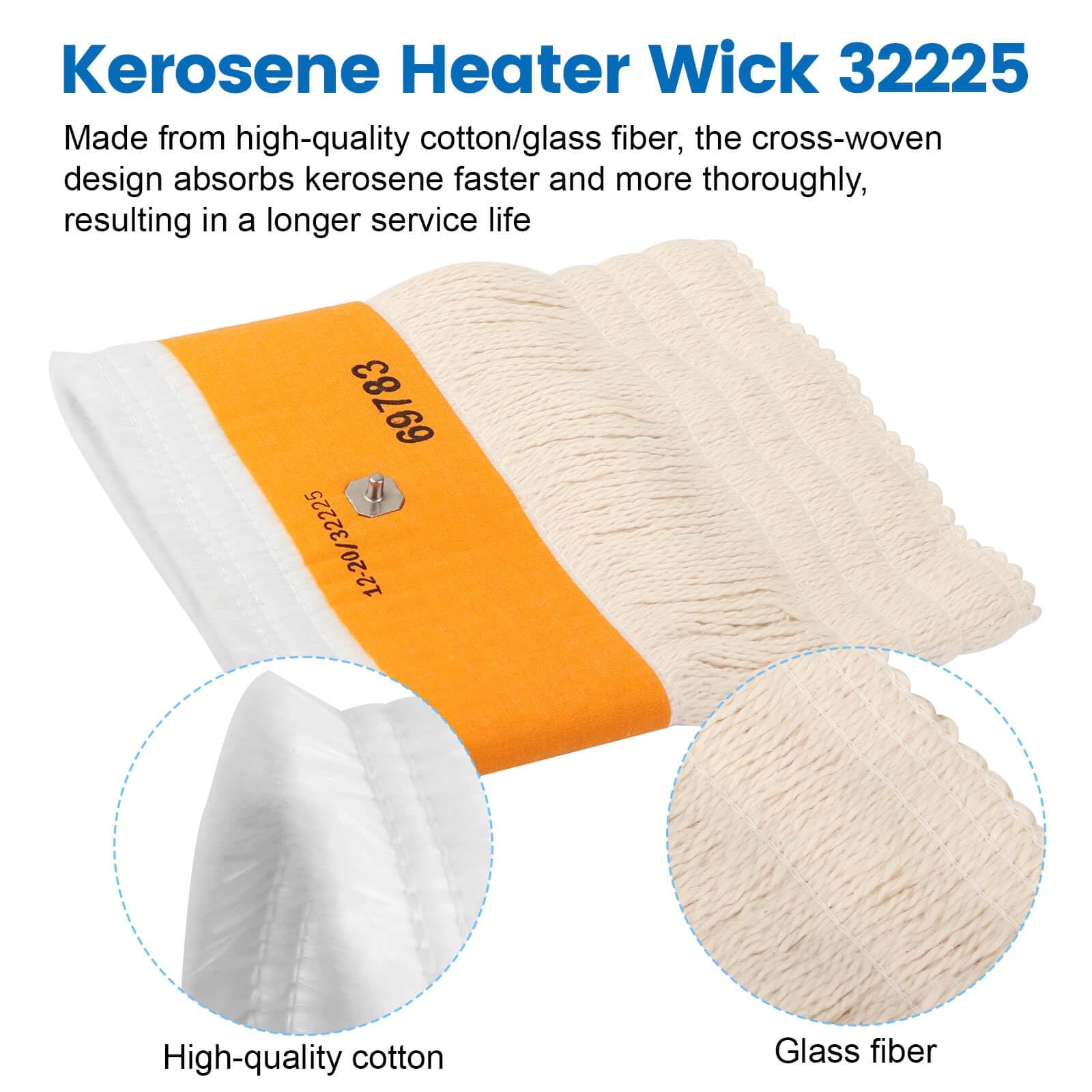 32225 Kerosene Heater Replacement Wick – Compatible with Kero World Beige