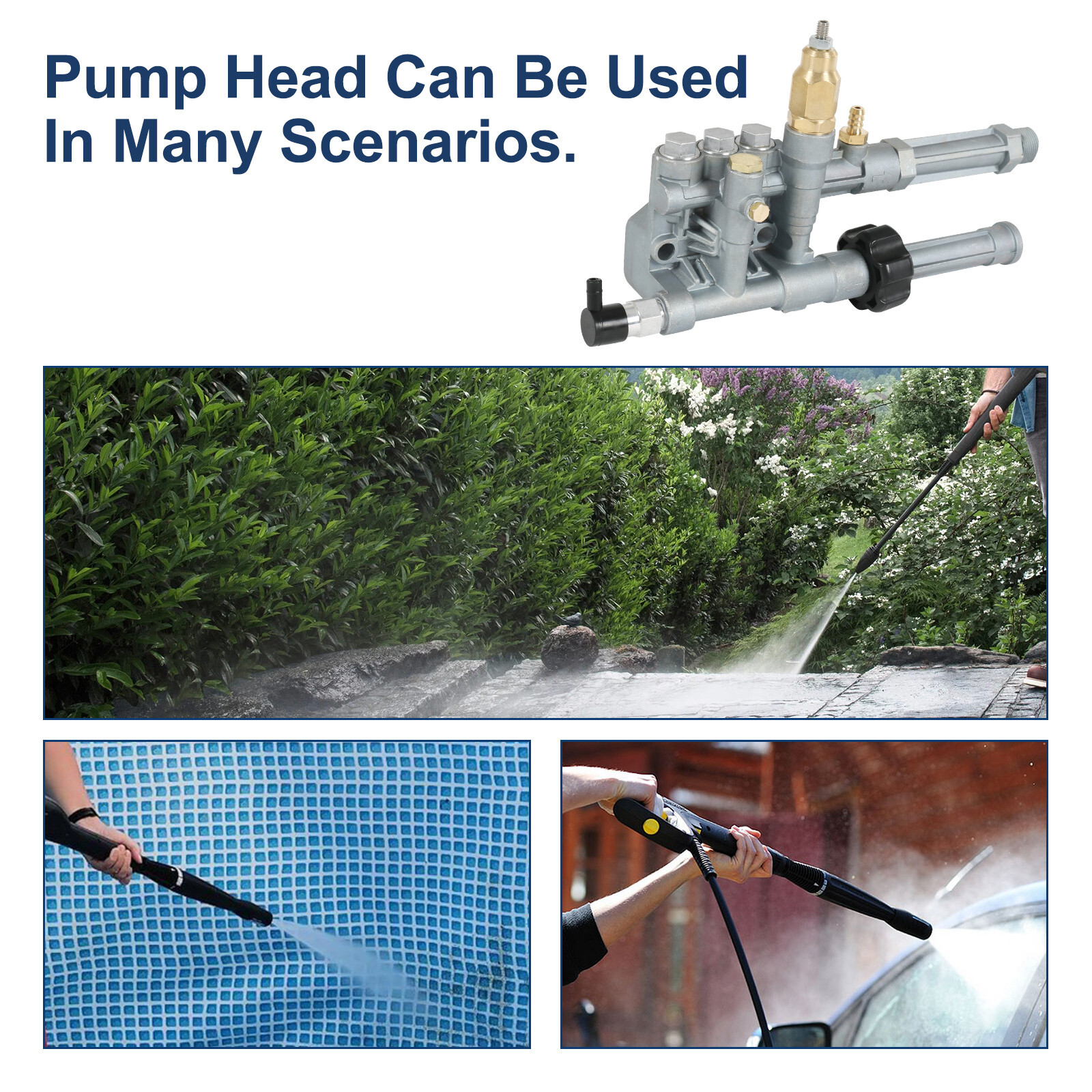 Complete Pump Head W/ Unloader 2800 PSI for SRMW2.3G28 & SRMW2.4G28 Model Pumps