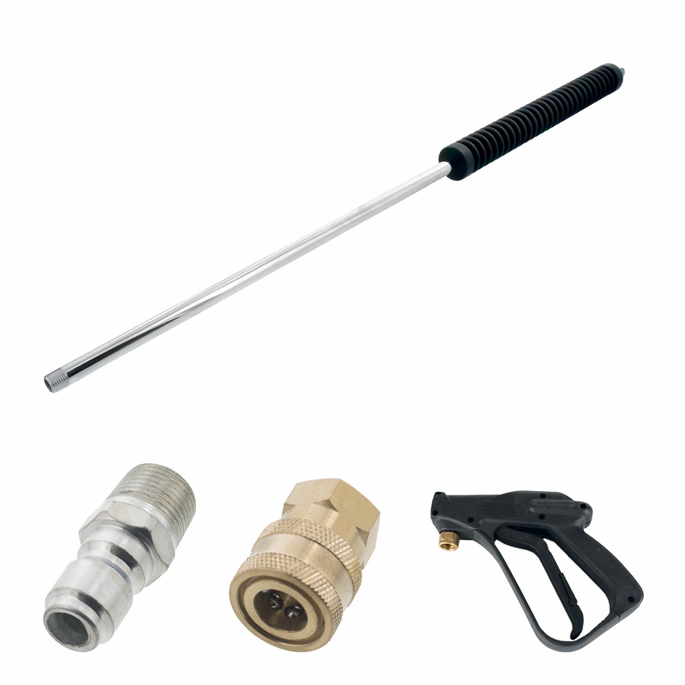 Deluxe 2750 PSI 7 GPM Pressure Washer Gun 28in. Wand and Couplers