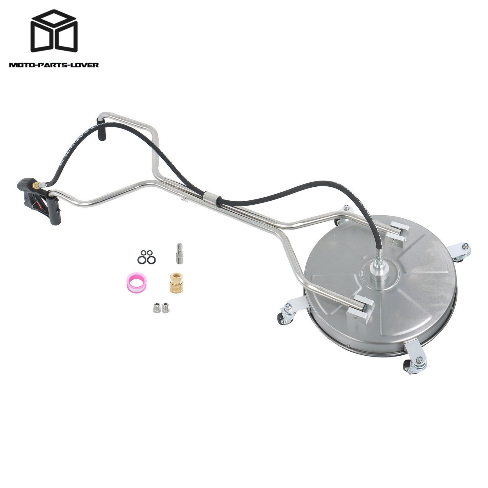 18Inch Pressure Washer Surface Cleaner W/ Handles & Wheels Quick Connect