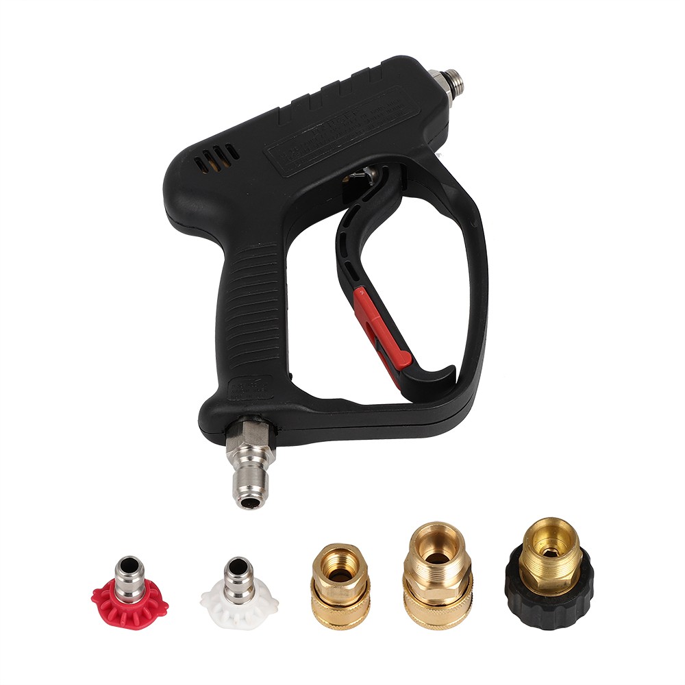 Short Pressure Washer Gun with Swivel High Pressure Water Handle with 3/8″ Male