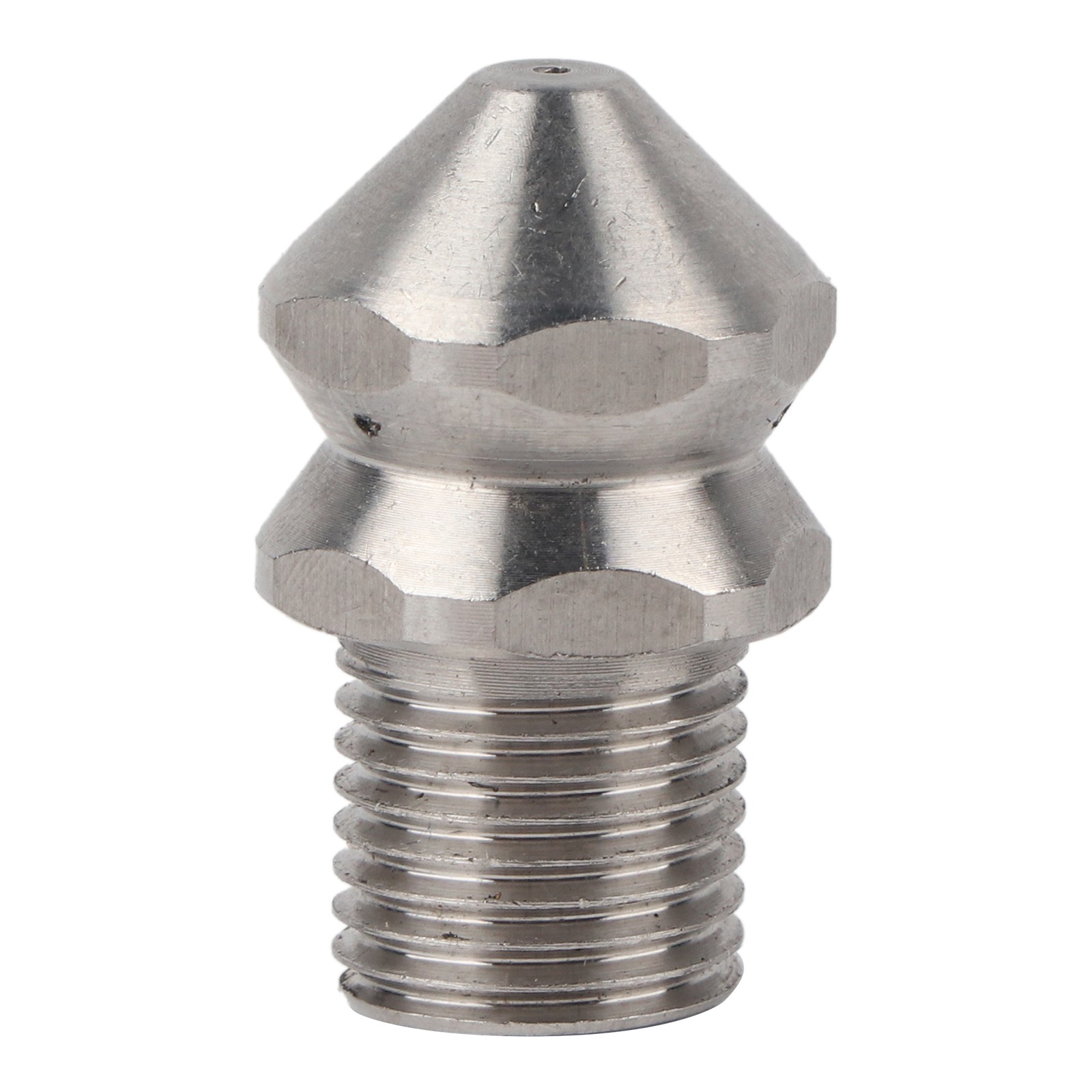 Pipe Cleaning Nozzle G1/4in Male Thread Sewer Nozzle Drain Sewer Wash Jet 4Hole