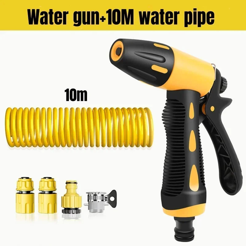 10Meter Telescopic Water Pipe with HighPressure Nozzle Car Washing Tool Set Exte