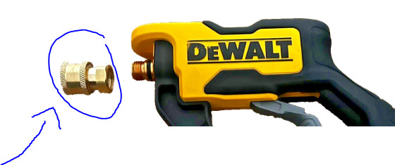 Gun DeWALT DWPW2100 2100PSI Electric Pressure Washer Nozzle 1/4 Quick Coupler