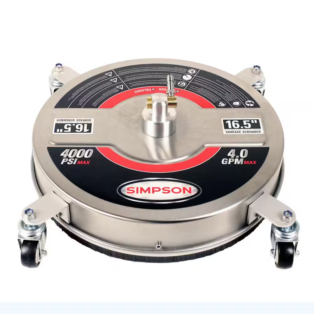 16.5 In. 4000-PSI Pressure Washer Surface Cleaner with Stainless Steel