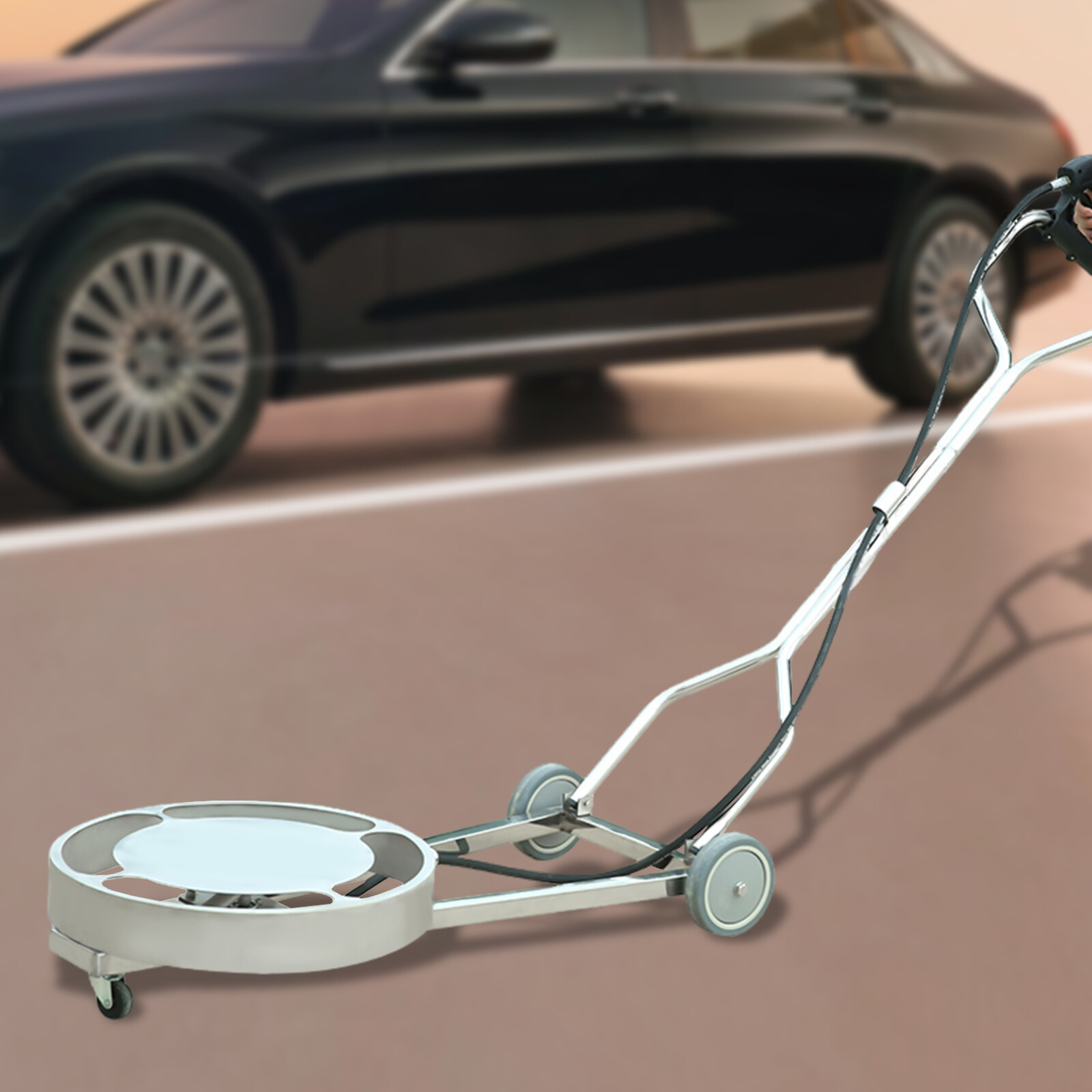 2-Nozzles Pressure Washer Undercarriage Cleaner Under Car Chassis Cleaner 15kg