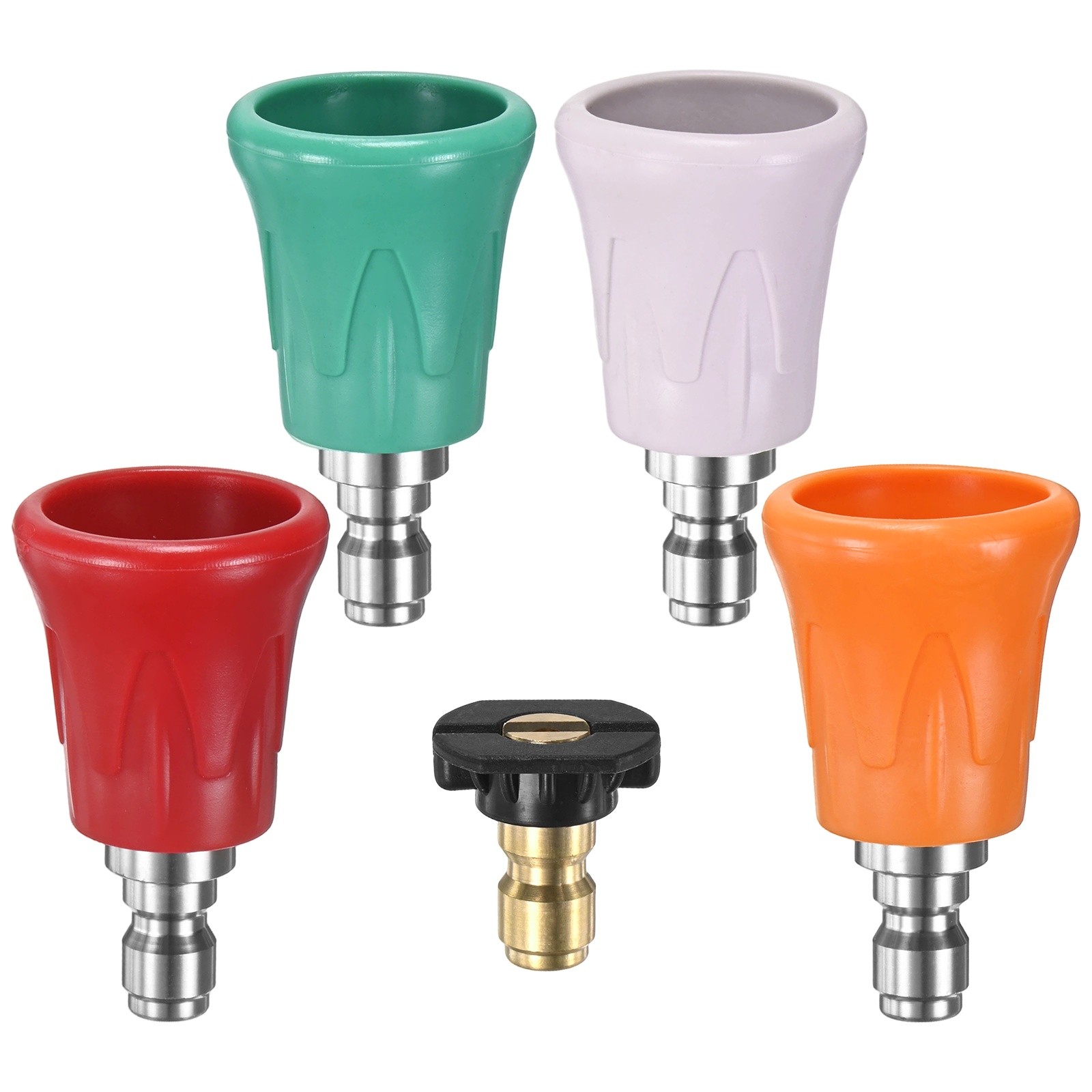 5-Pack Pressure Washer Nozzle Guard, Soap Washer Nozzle Tips, Orifice 4.5