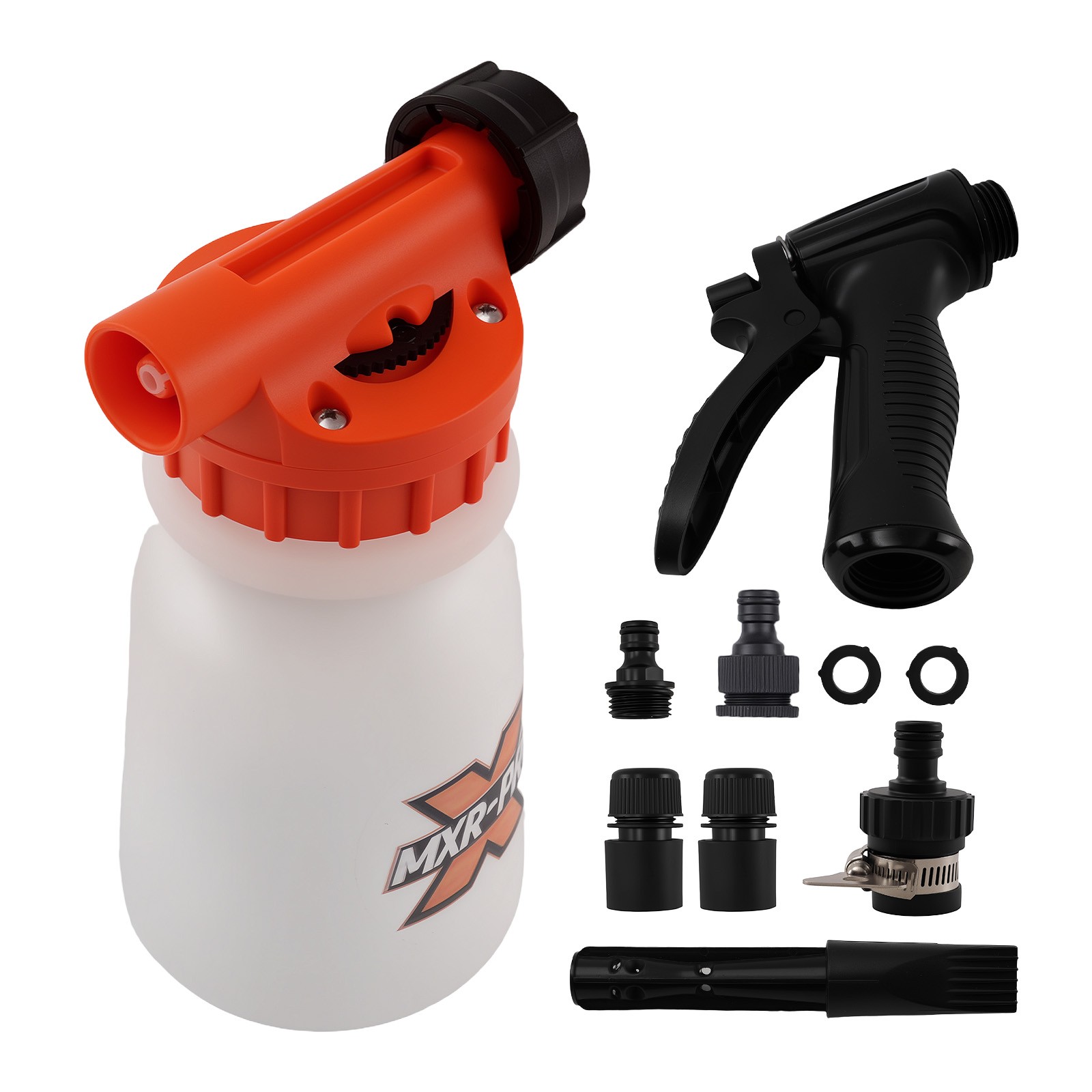 1L Car Wash Foam Cannon Kit for Most Garden Hose 3/4” Thread Quick Connect
