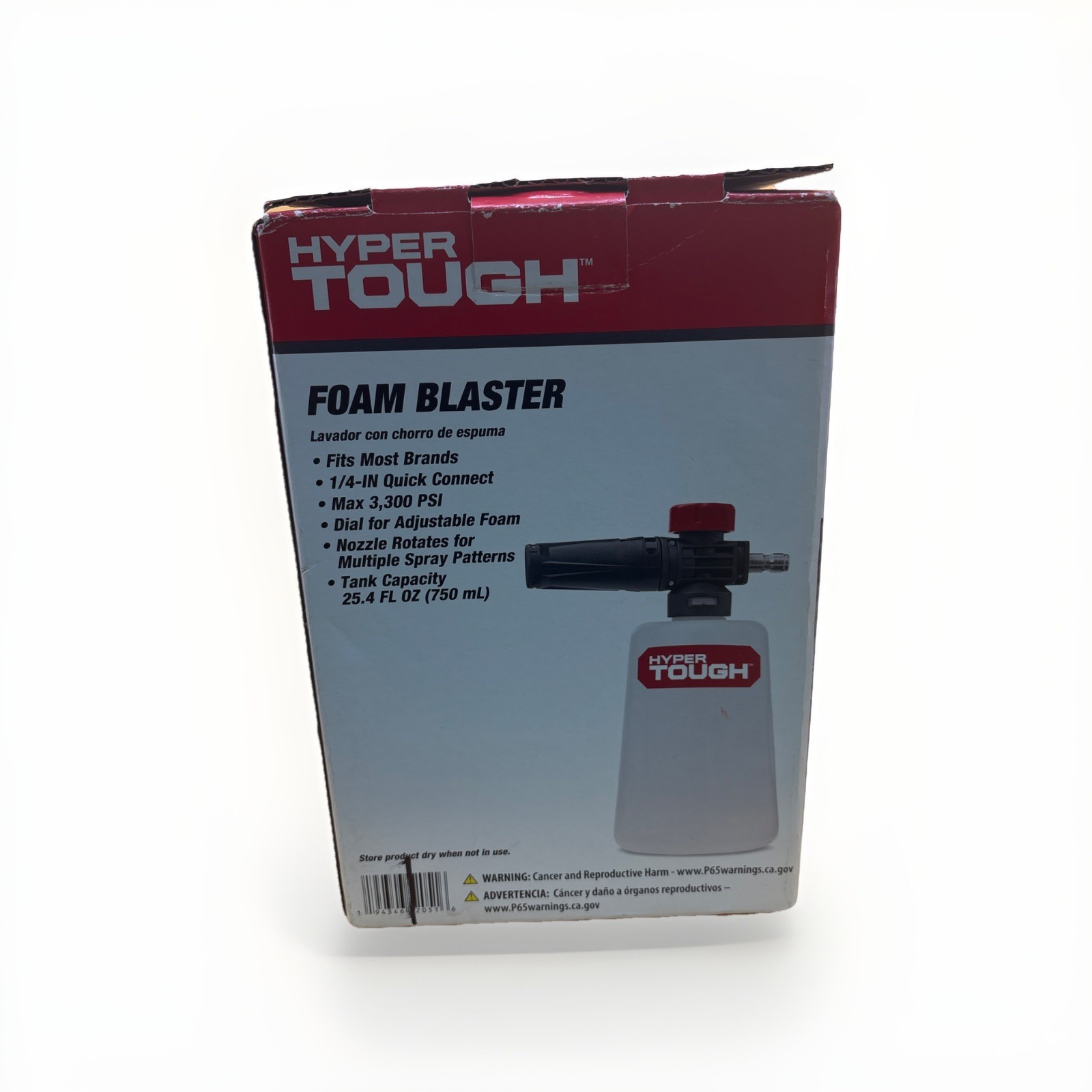 Hyper Tough Foam Blaster for Gas & Electric Pressure Washer, 25.4 fl oz
