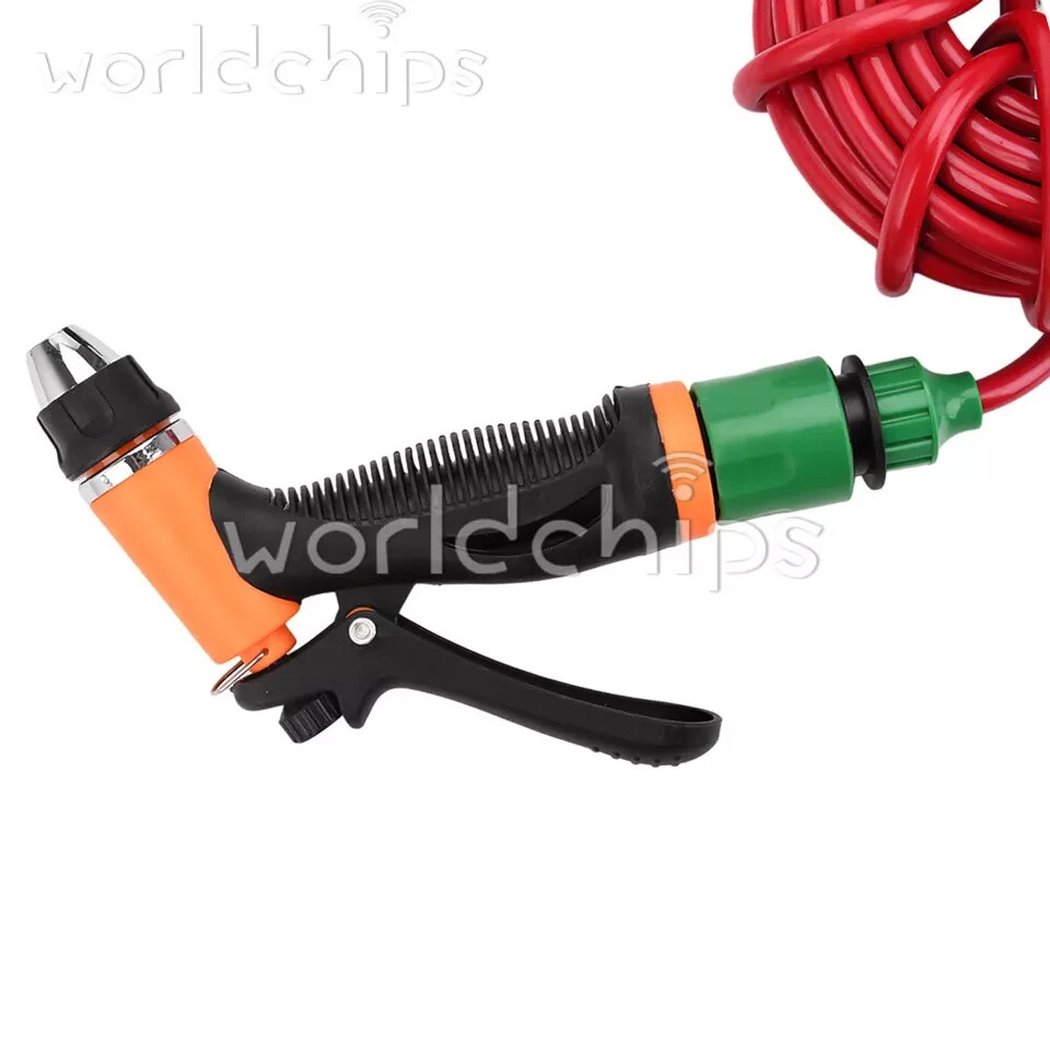 DC12V Self-Priming Portable High Pressure Car Washer Water Pump Kit Adjustable