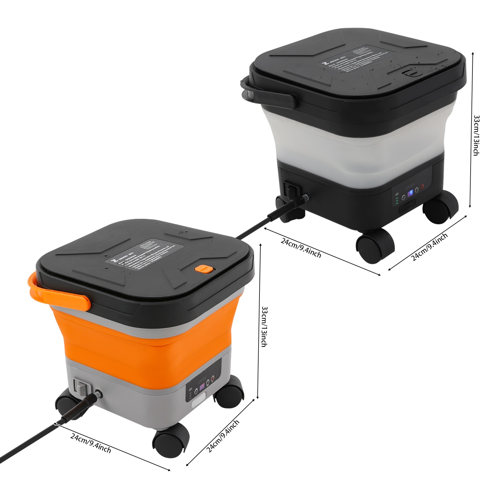 7 Gears Multifunction Pressure Washer Foldable Car Wash Machine 2-Color-Select