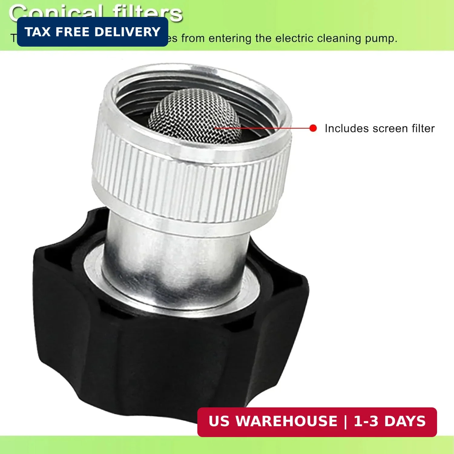 Electric Pressure Washer Coupler, Garden Hose Adapter,3/4inch Pressure Washer Me