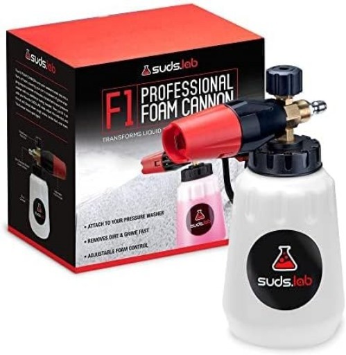 Ultimate Foam Cannon for Car Washing: Suds Lab F1 with Adjustable Nozzle