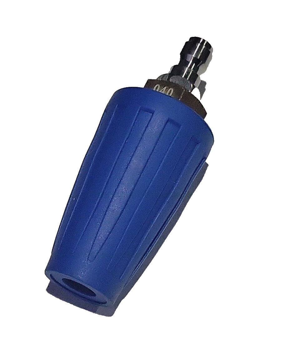 Power Pressure Washer Rotating Turbo Nozzle 4000 psi Max. 4.0 Orifice Blue